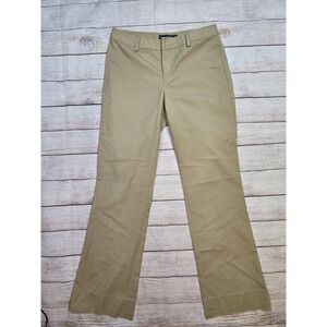 Banana Republic Pants Martin Fit Camel Color‎ Stretch Cotton Flat Front Size 4L